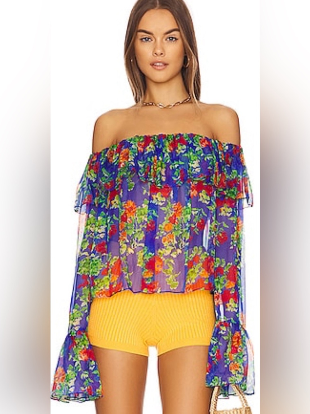 Caroline Constas Areadne Silk Blouse M Ruffles Feminine Quiet Luxury Fairy